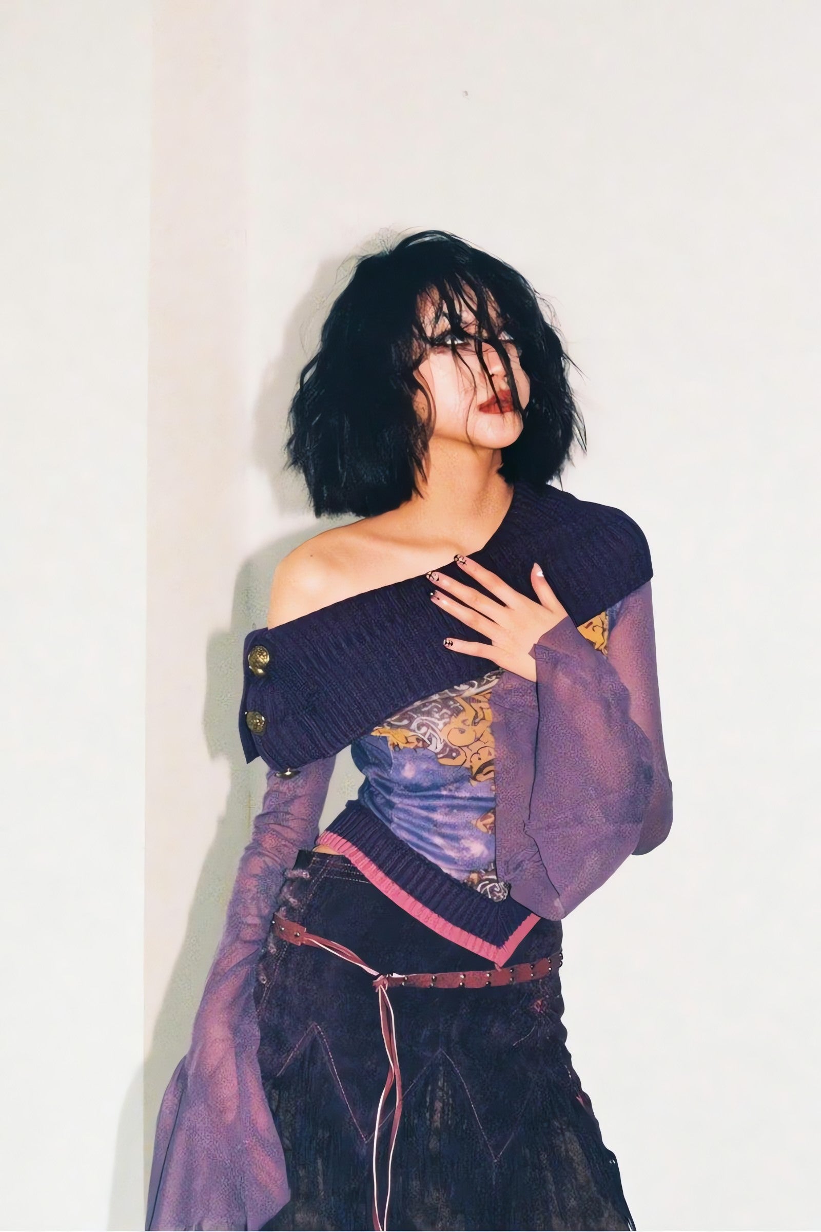 Fairy Grunge Off Shoulder Mesh Top - KAYSMAR