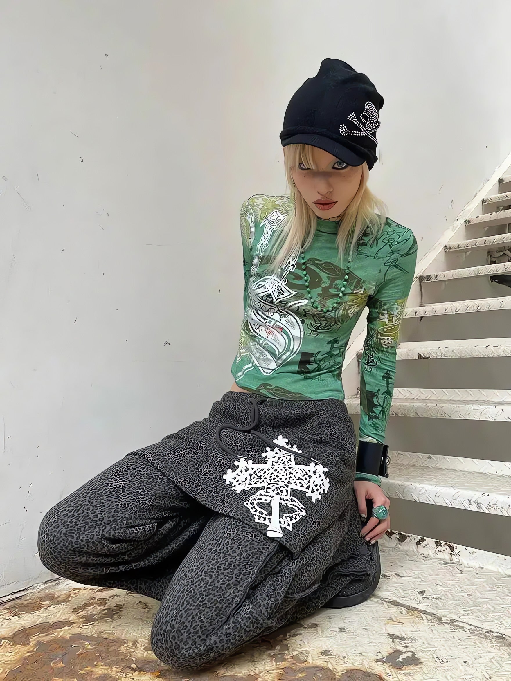 Fairy Grunge Print Top - KAYSMAR