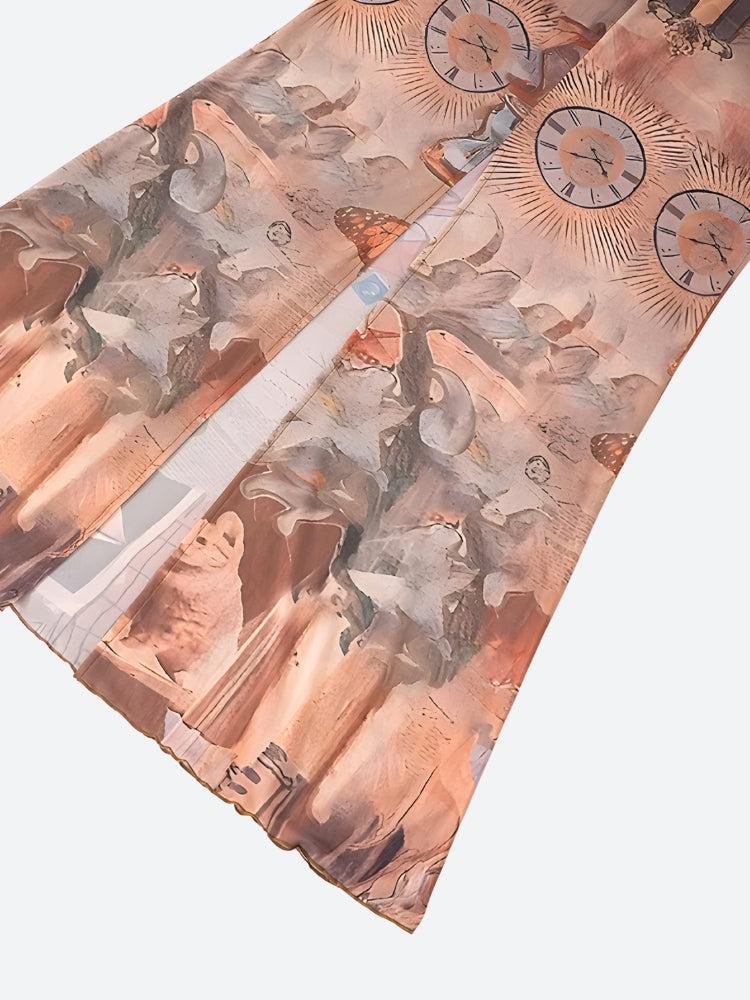 Fairycore Butterfly Mesh Maxi Skirt - KAYSMAR