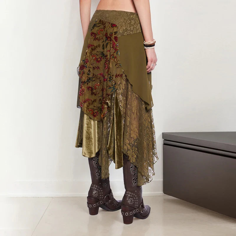 Fairycore Layered Midi Skirt - KAYSMAR
