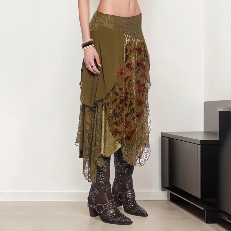 Fairycore Layered Midi Skirt - KAYSMAR