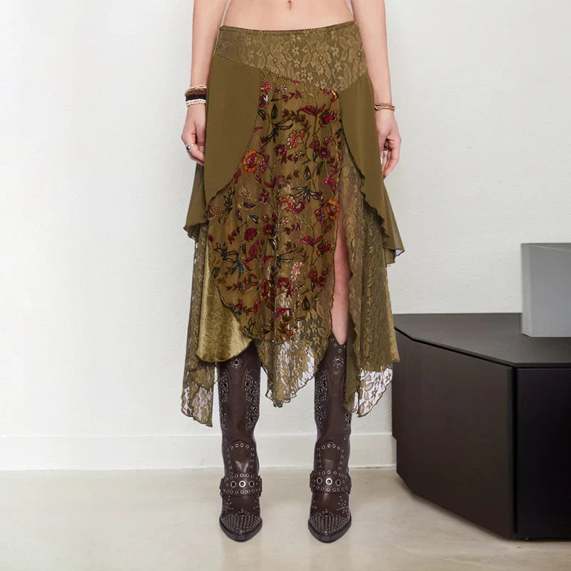 Fairycore Layered Midi Skirt - KAYSMAR