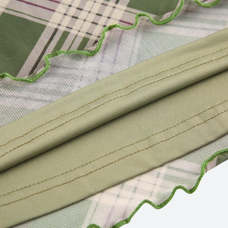Fairycore Plaid Maxi Skirt - KAYSMAR