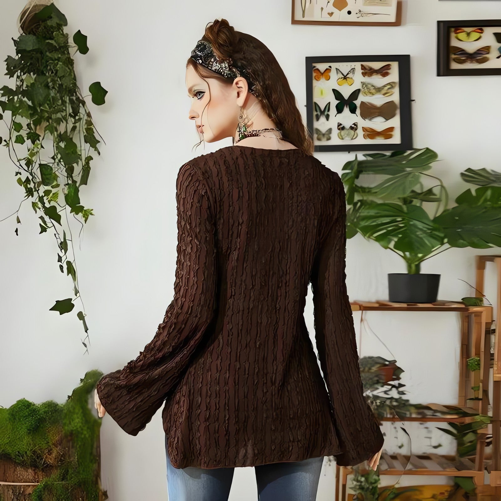 Fairycore Butterfly Open Front Top - KAYSMAR