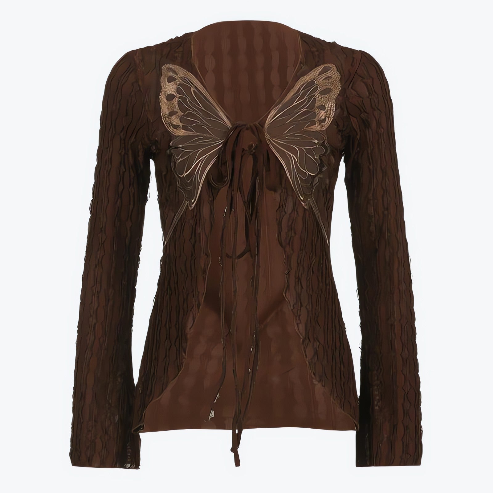 Fairycore Butterfly Open Front Top - KAYSMAR