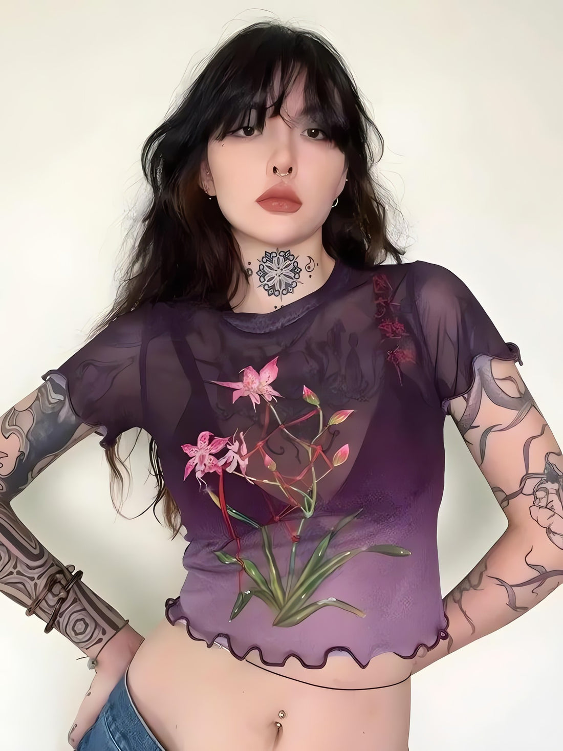 Fairycore Lily Sheer Top - KAYSMAR