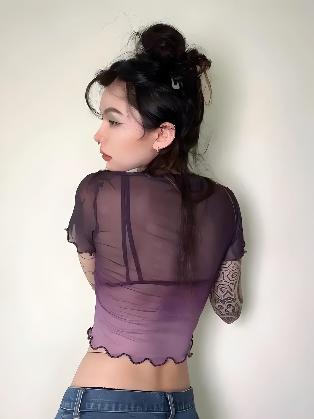 Fairycore Lily Sheer Top - KAYSMAR