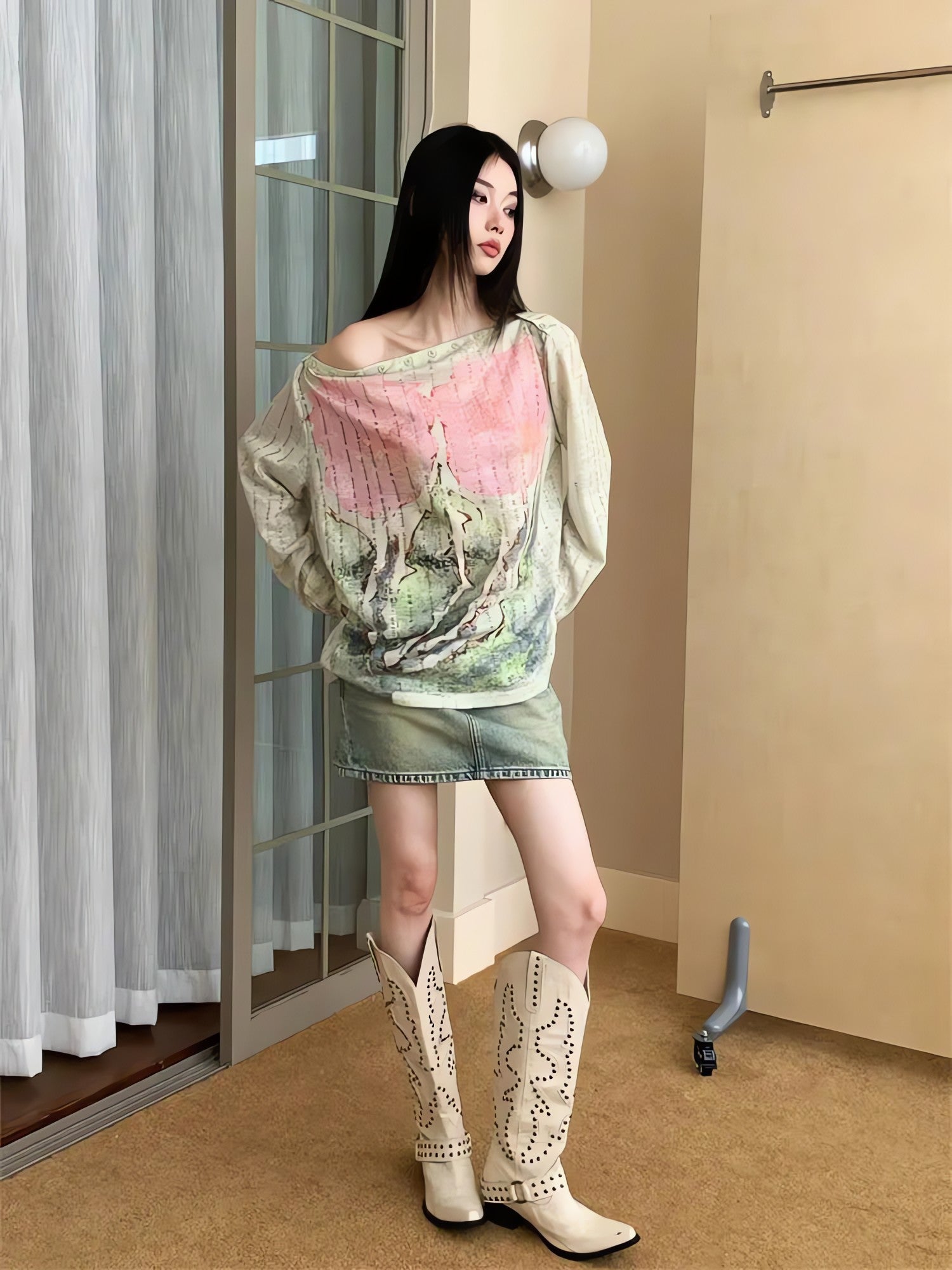 Fairycore One Shoulder Top