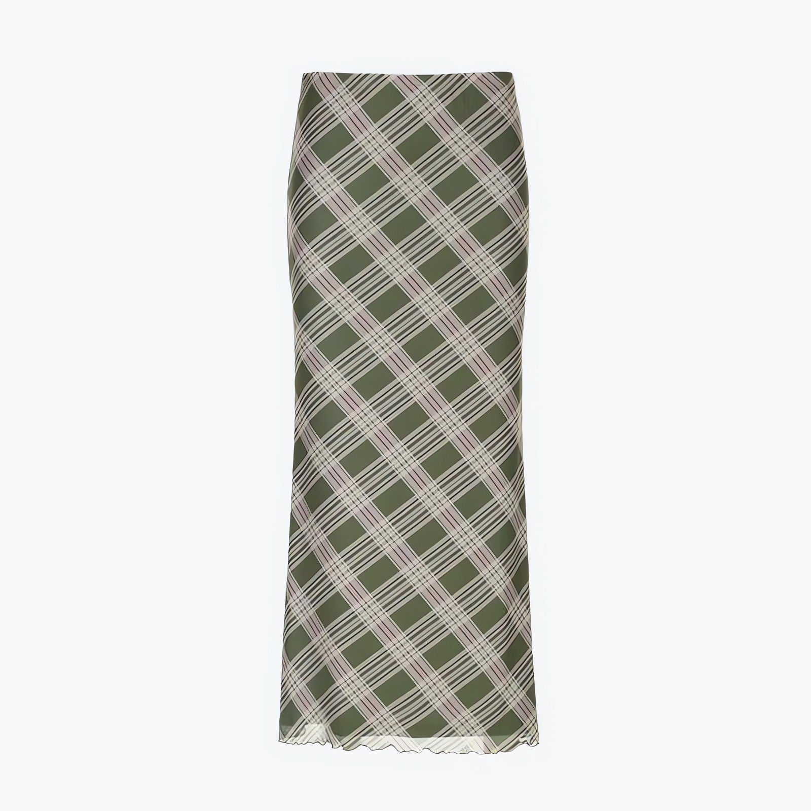 Fairycore Plaid Maxi Skirt - KAYSMAR