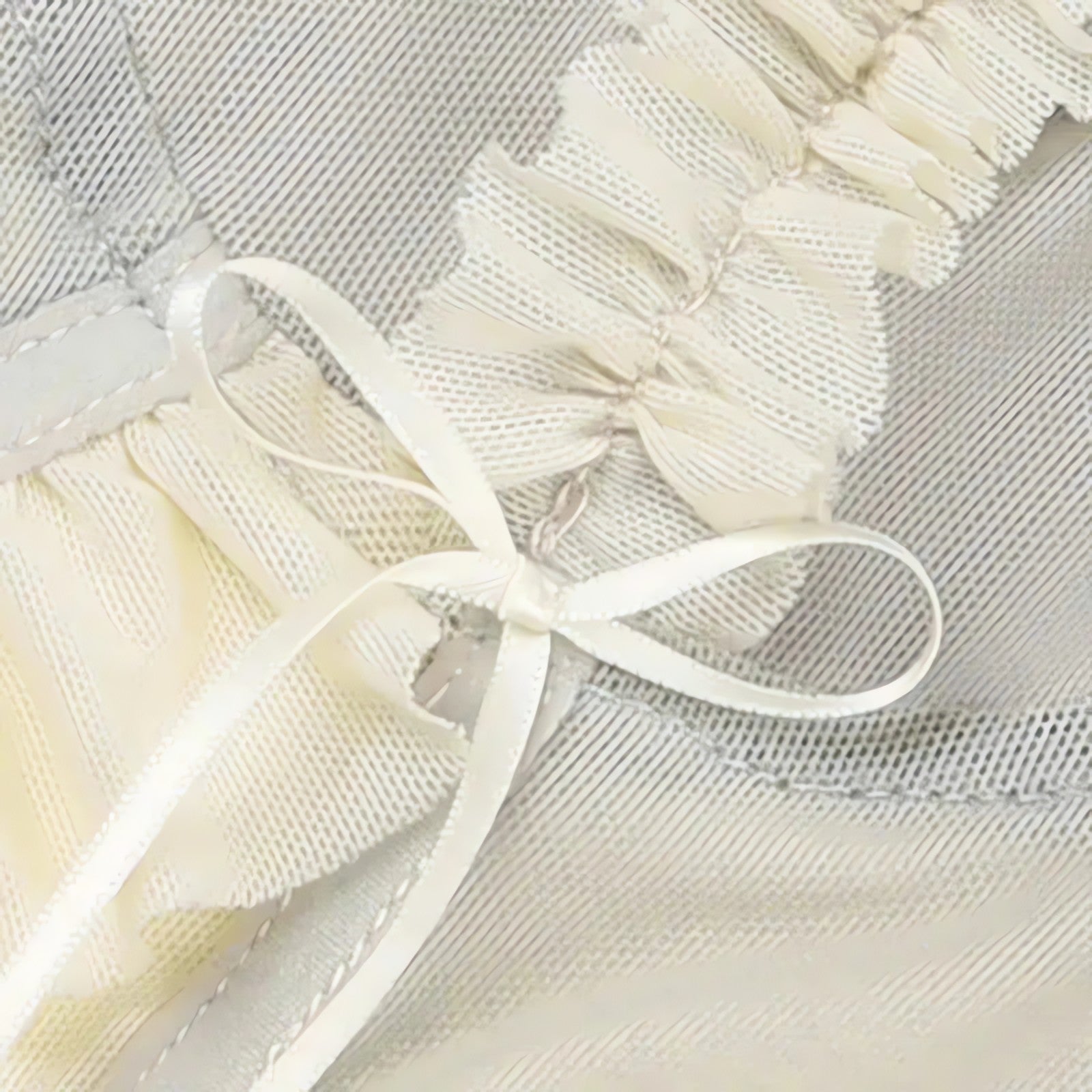 Fairycore Ruffled Mesh Corset Top - KAYSMAR