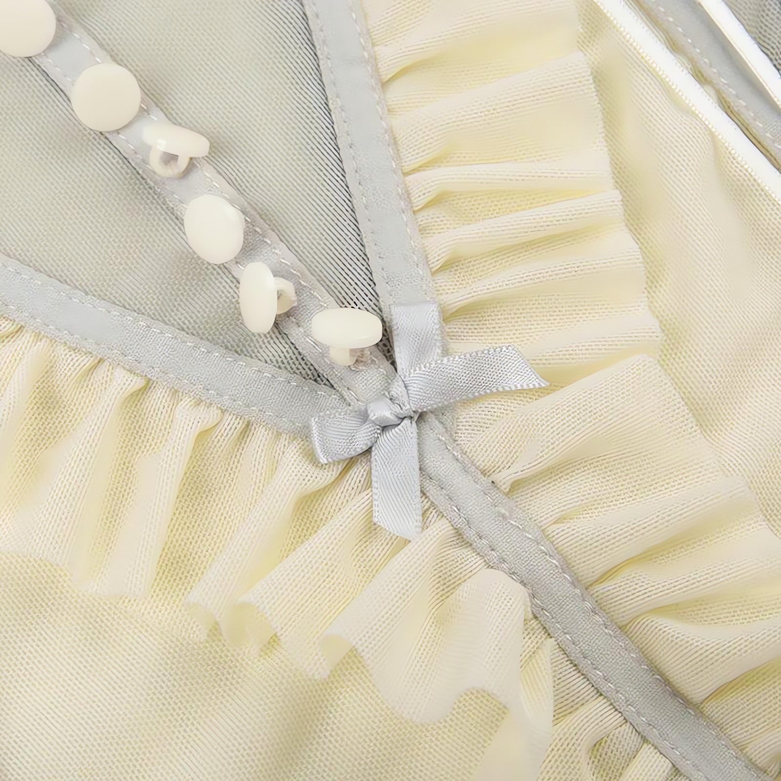 Fairycore Ruffled Mesh Corset Top - KAYSMAR