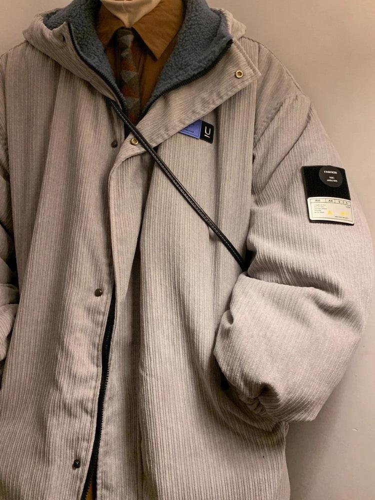 Faux Fur Lining Hooded Puffer Jacket - KAYSMAR