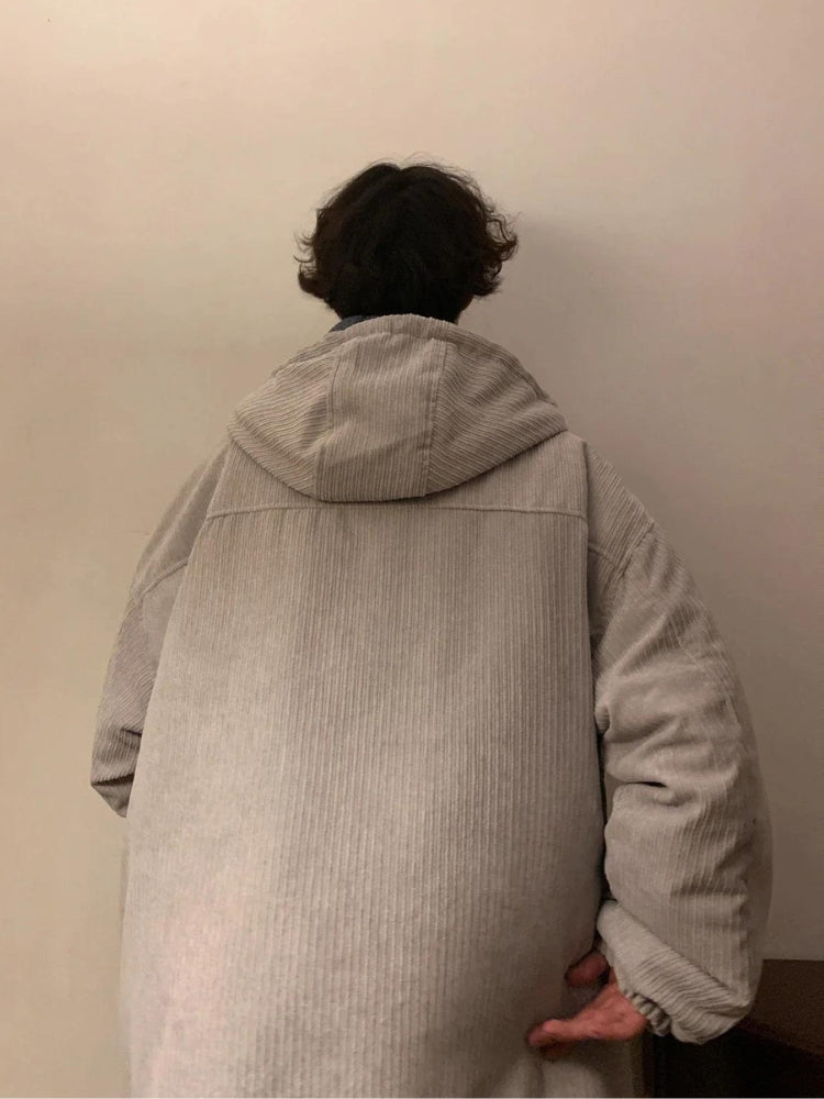 Faux Fur Lining Hooded Puffer Jacket - KAYSMAR