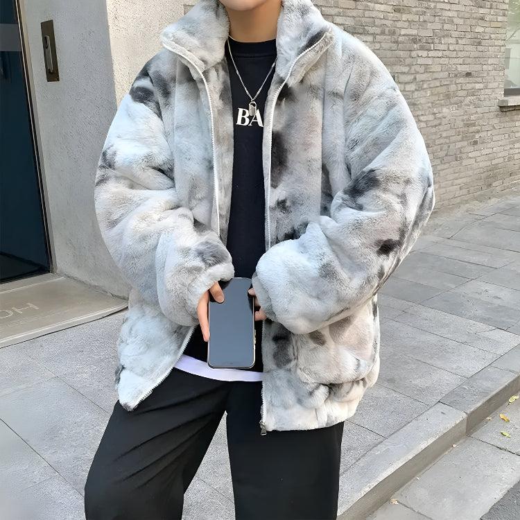 Faux Fur Zip-Up Teddy Jacket - KAYSMAR