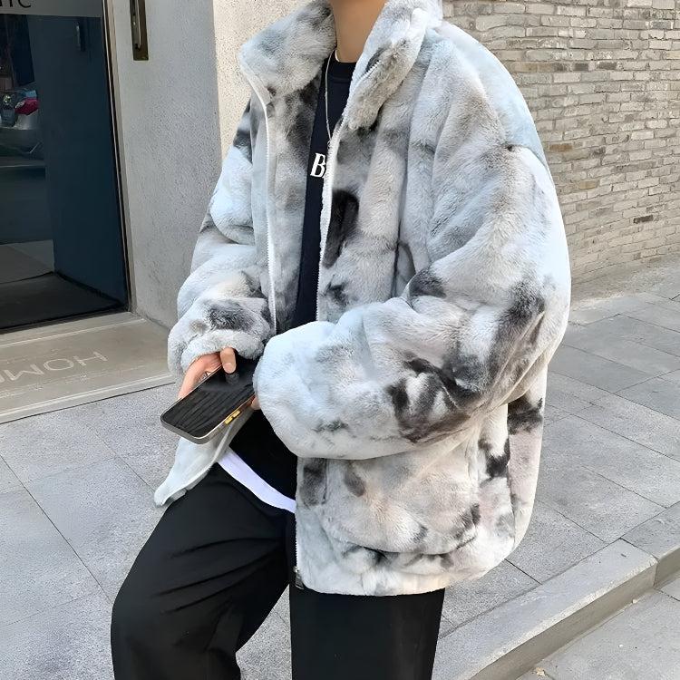 Faux Fur Zip-Up Teddy Jacket - KAYSMAR
