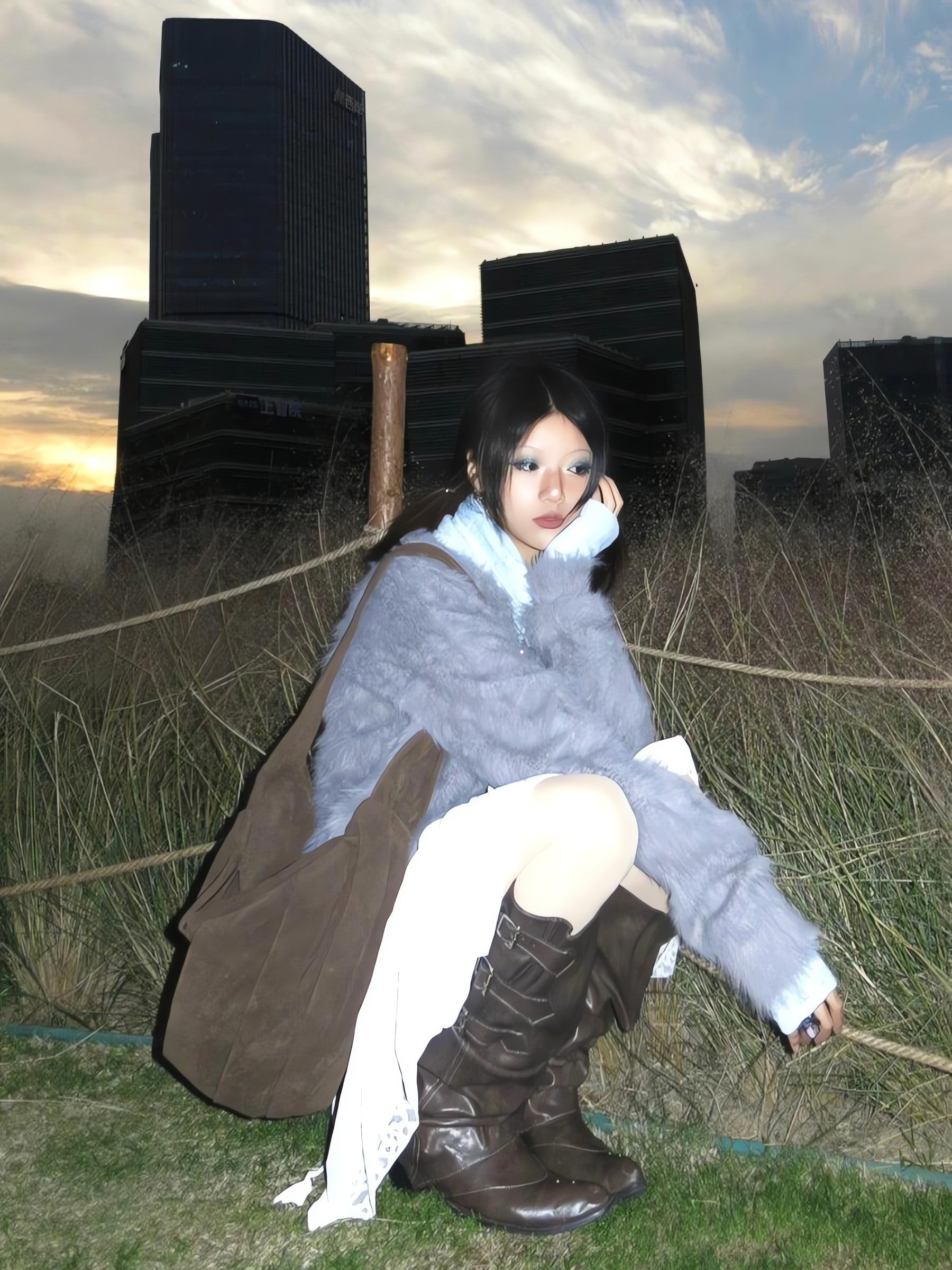 Faux Fur Cardigan - KAYSMAR