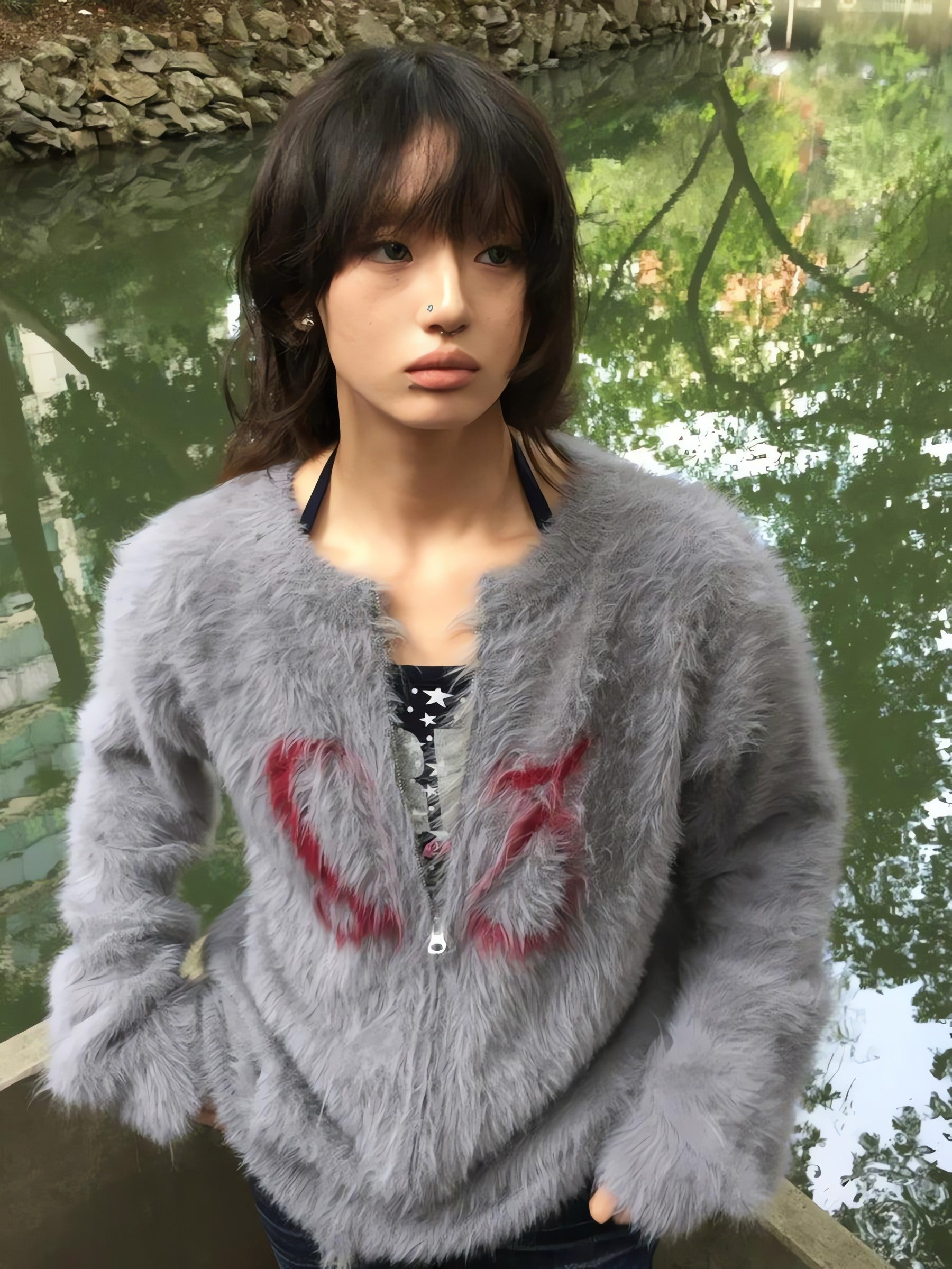 Faux Fur Cardigan - KAYSMAR