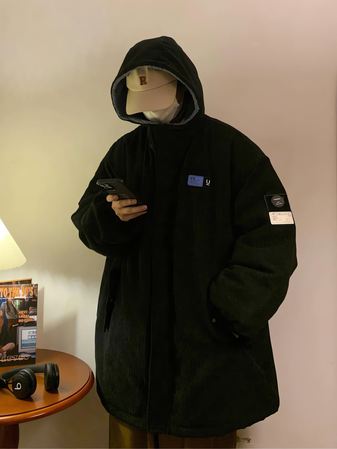 Faux Fur Lining Hooded Puffer Jacket - KAYSMAR