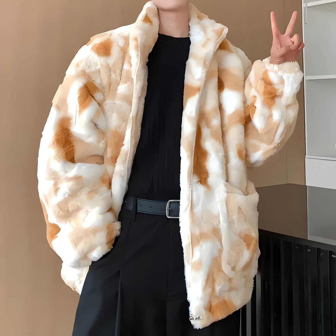 Faux Fur Zip-Up Teddy Jacket - KAYSMAR