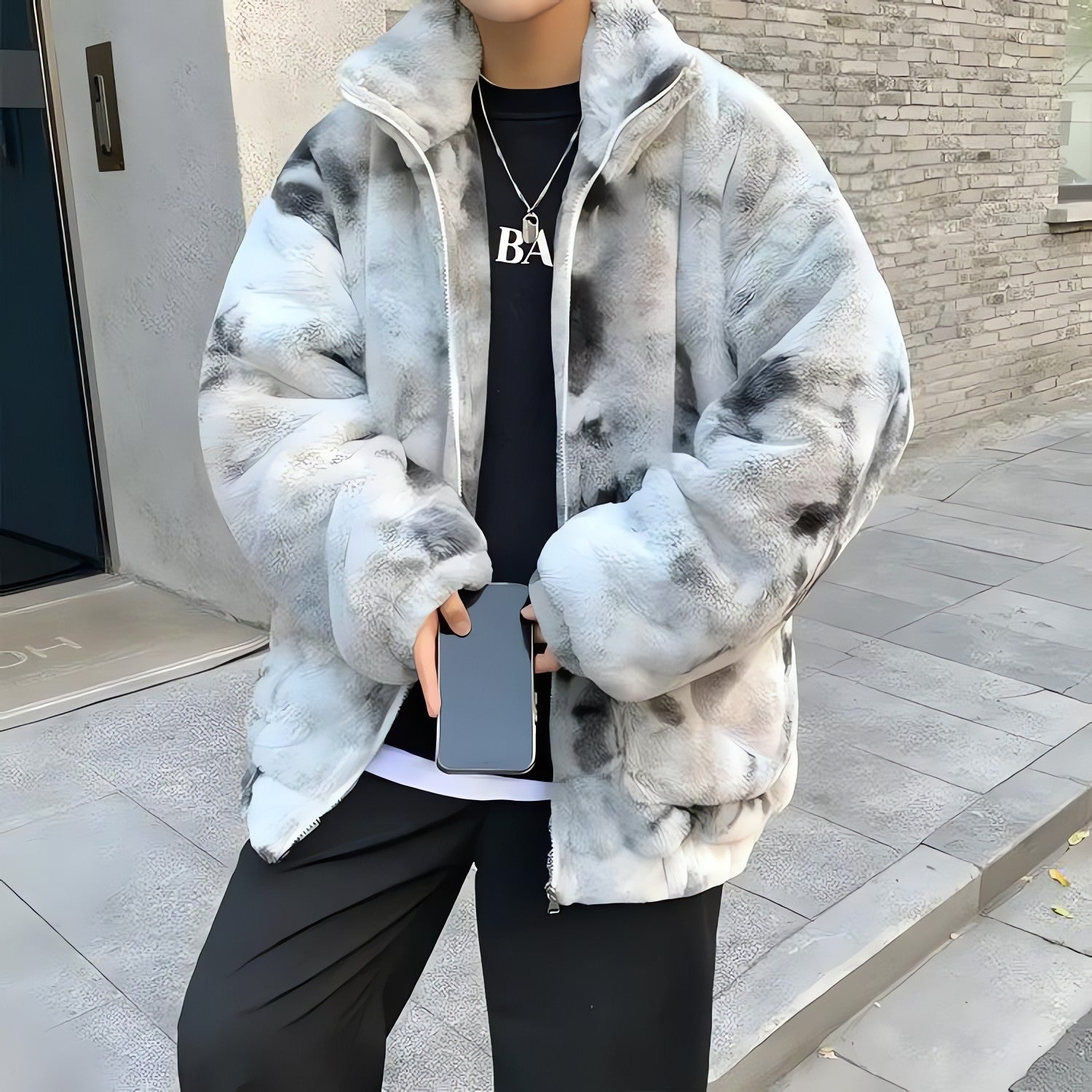Faux Fur Zip-Up Teddy Jacket - KAYSMAR