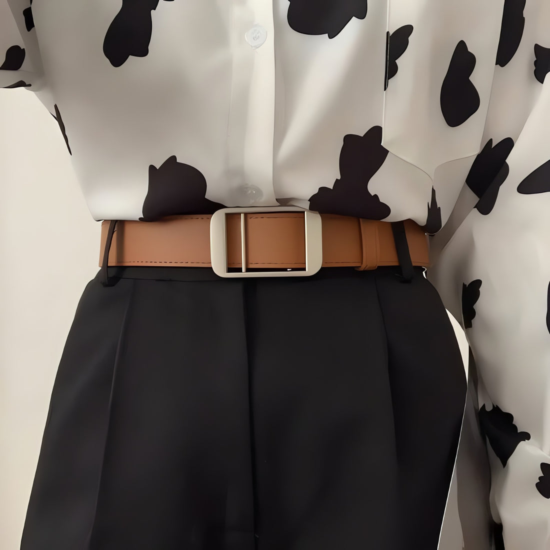 Faux Leather Classic Belt - KAYSMAR