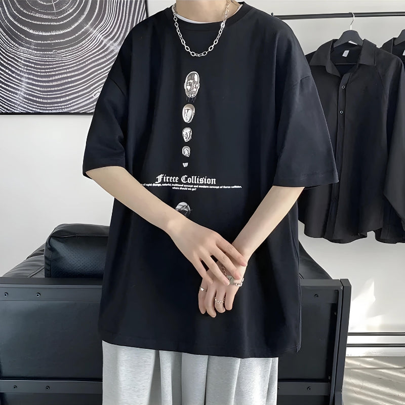 Fierce Collision Oversized Tee - KAYSMAR