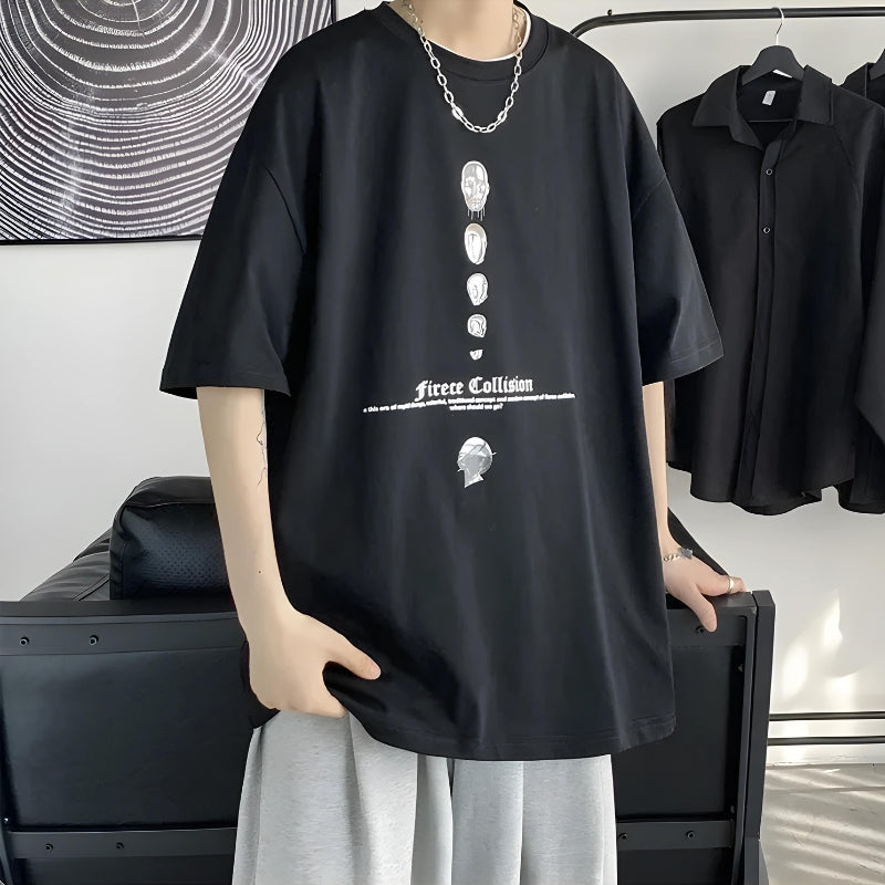 Fierce Collision Oversized Tee - KAYSMAR