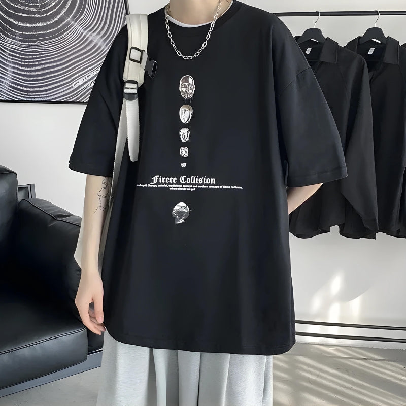 Fierce Collision Oversized Tee - KAYSMAR