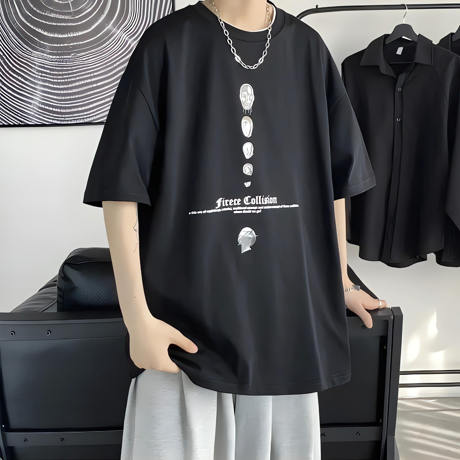 Fierce Collision Oversized Tee - KAYSMAR