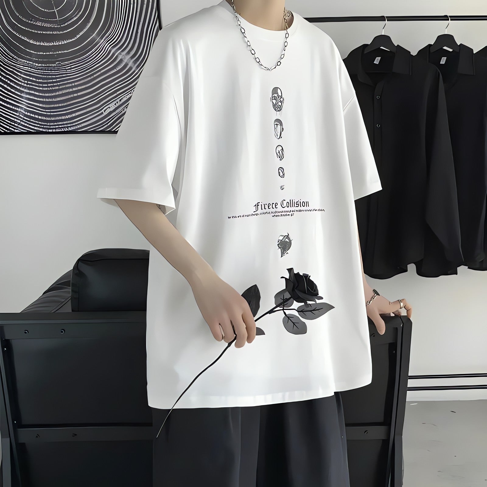 Fierce Collision Oversized Tee - KAYSMAR