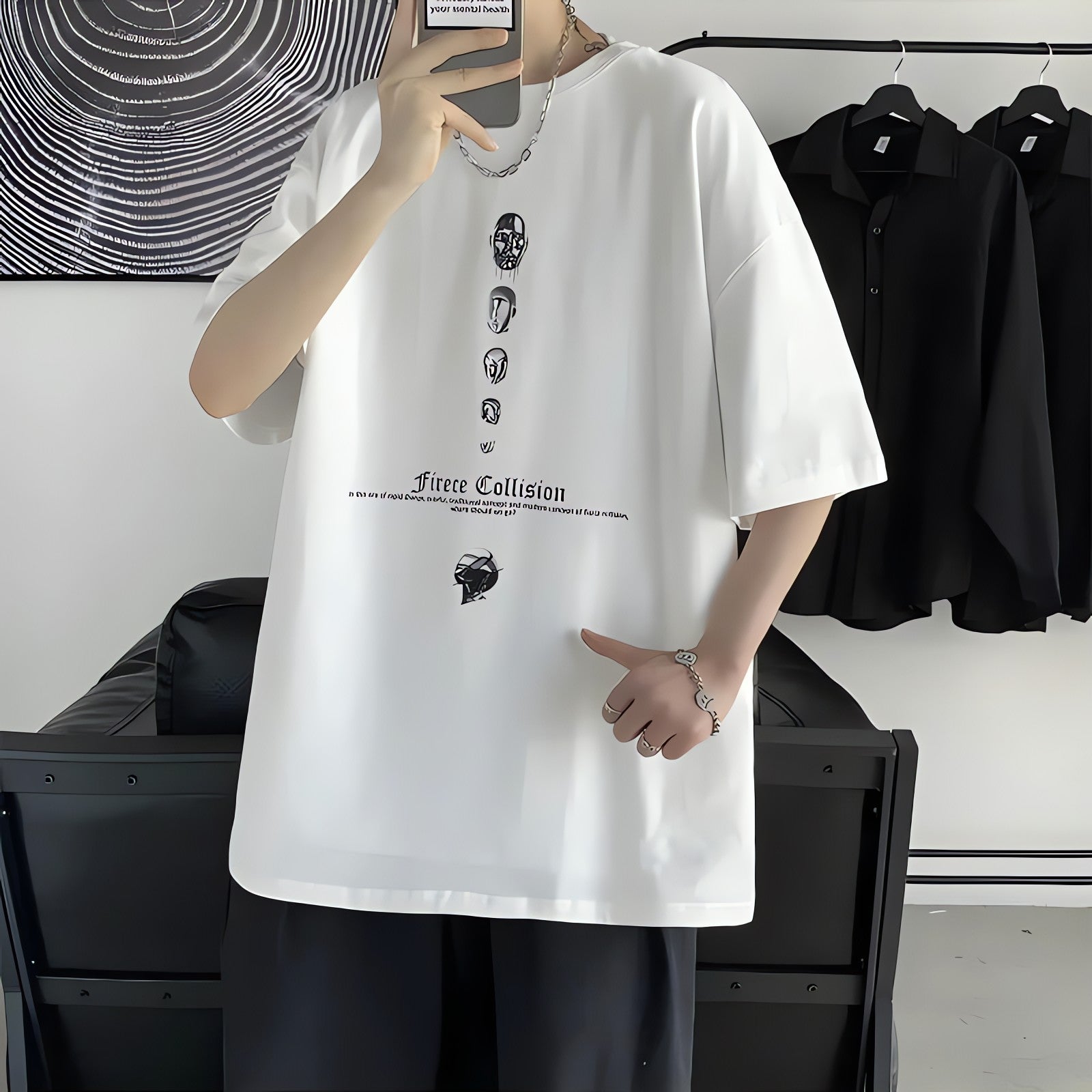 Fierce Collision Oversized Tee - KAYSMAR