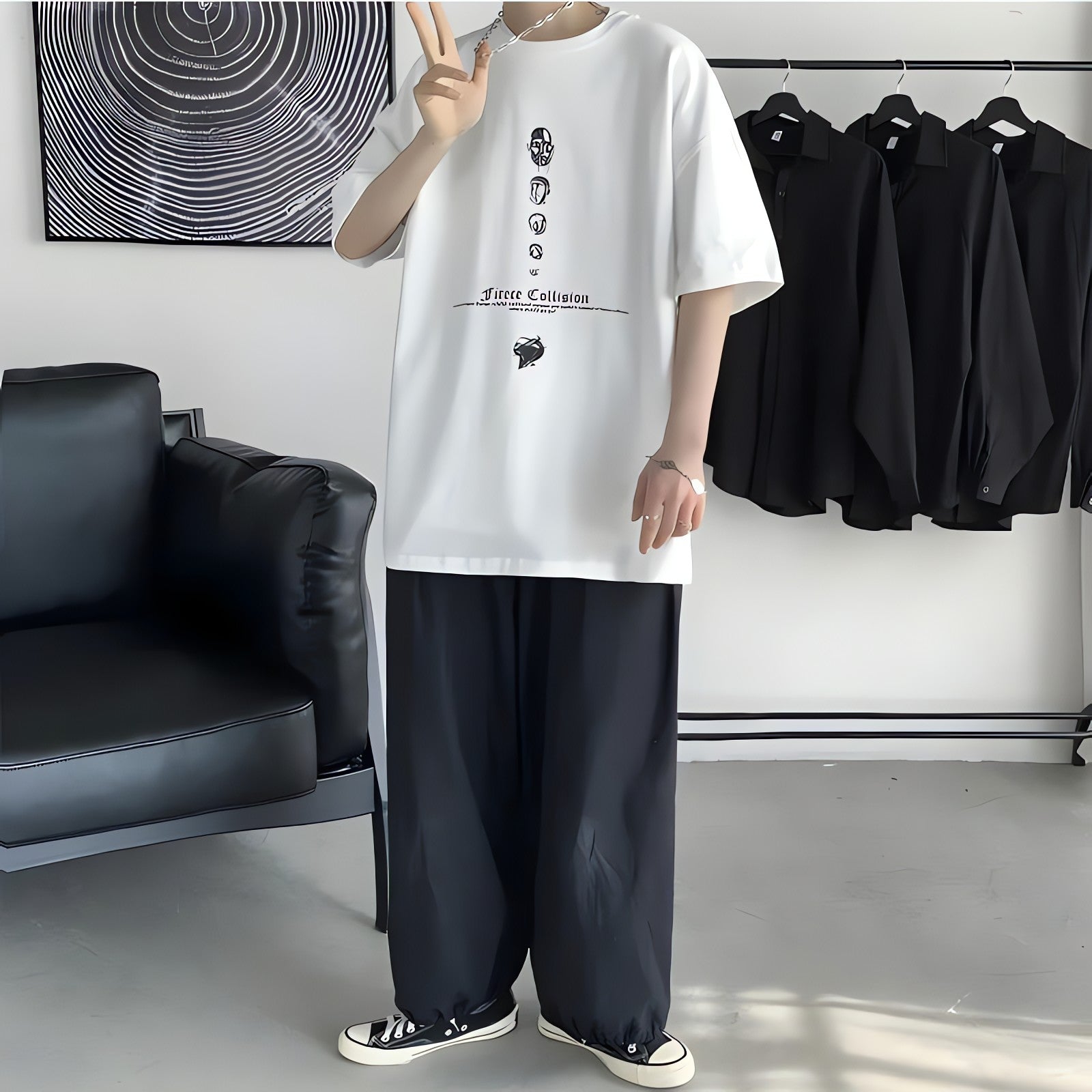 Fierce Collision Oversized Tee - KAYSMAR