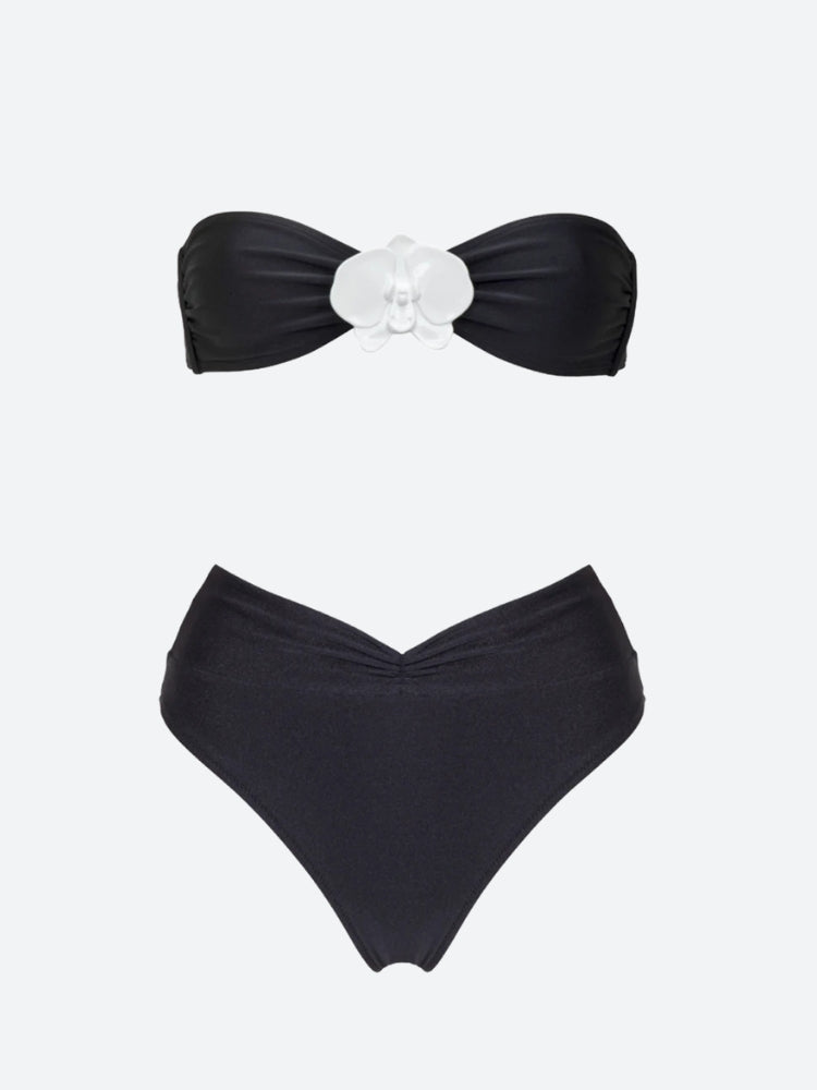 Floral Strapless Bikini Set - KAYSMAR
