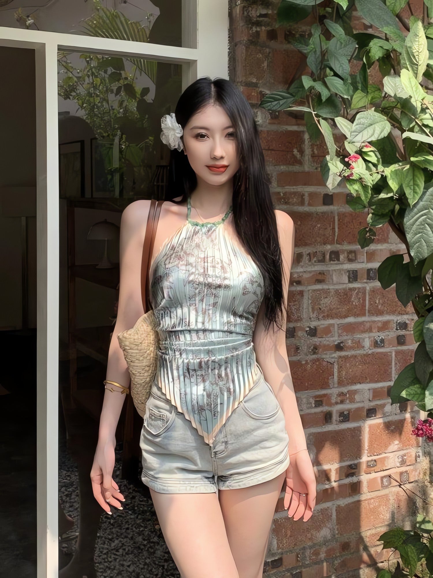 Floral Scarf Top - KAYSMAR