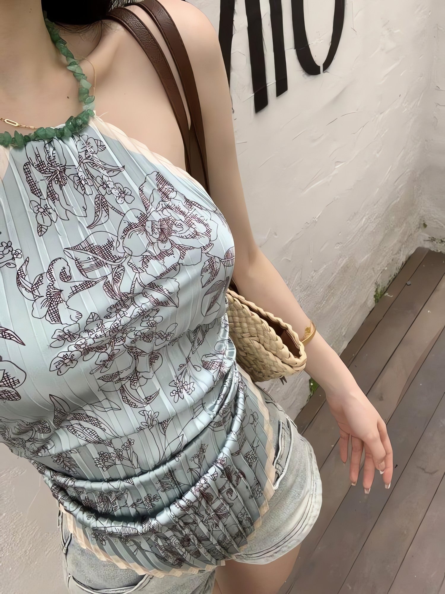 Floral Scarf Top - KAYSMAR