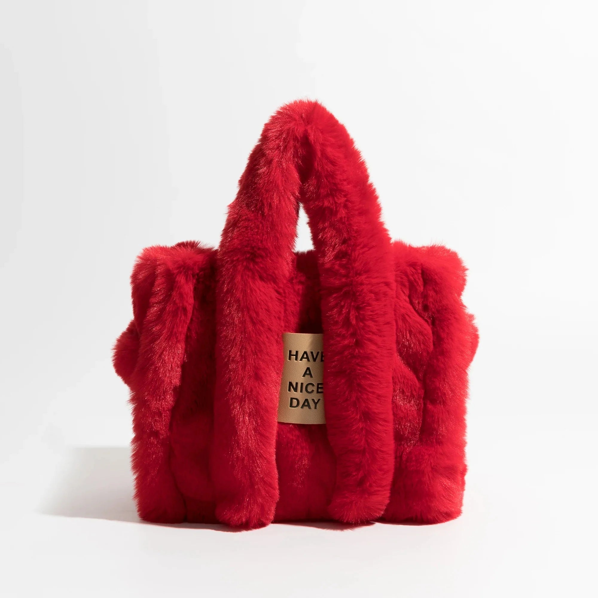 Fluffy Faux Fur Tote Bag - KAYSMAR