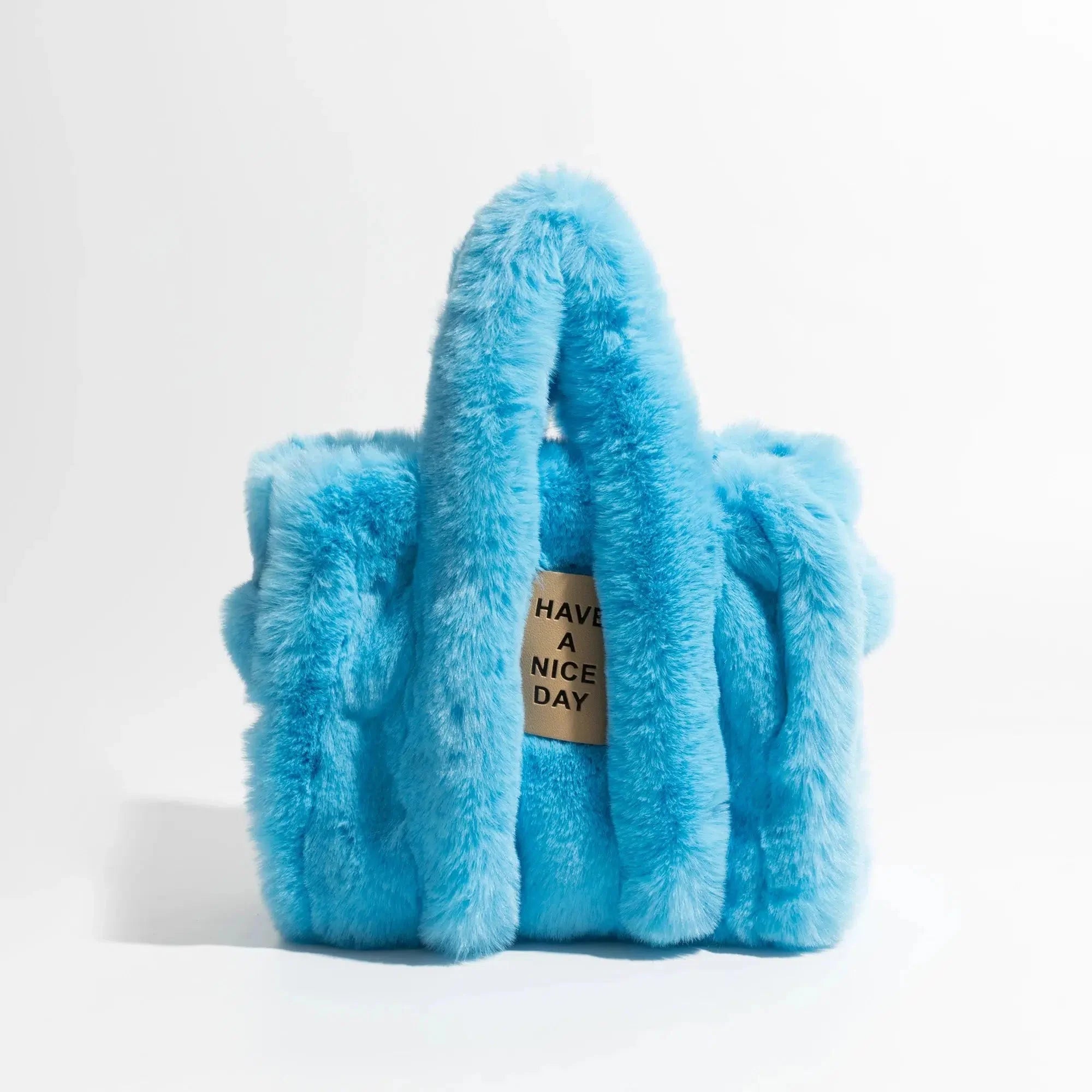 Fluffy Faux Fur Tote Bag - KAYSMAR