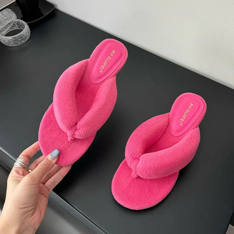 Fluffy Flip Flops - KAYSMAR