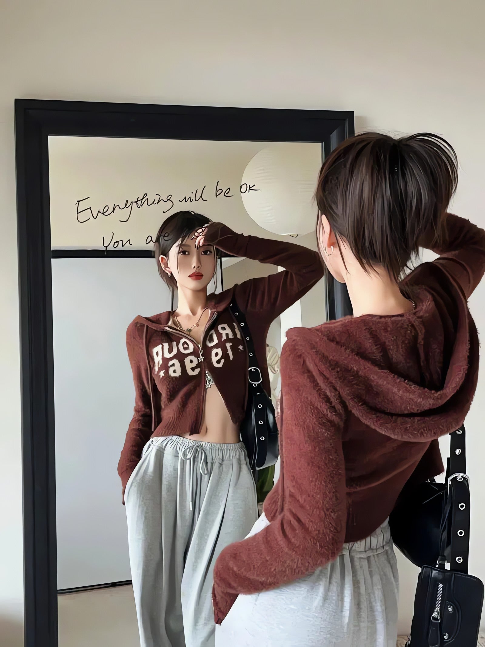 Fluffy Double Zip-Up Hoodie - KAYSMAR