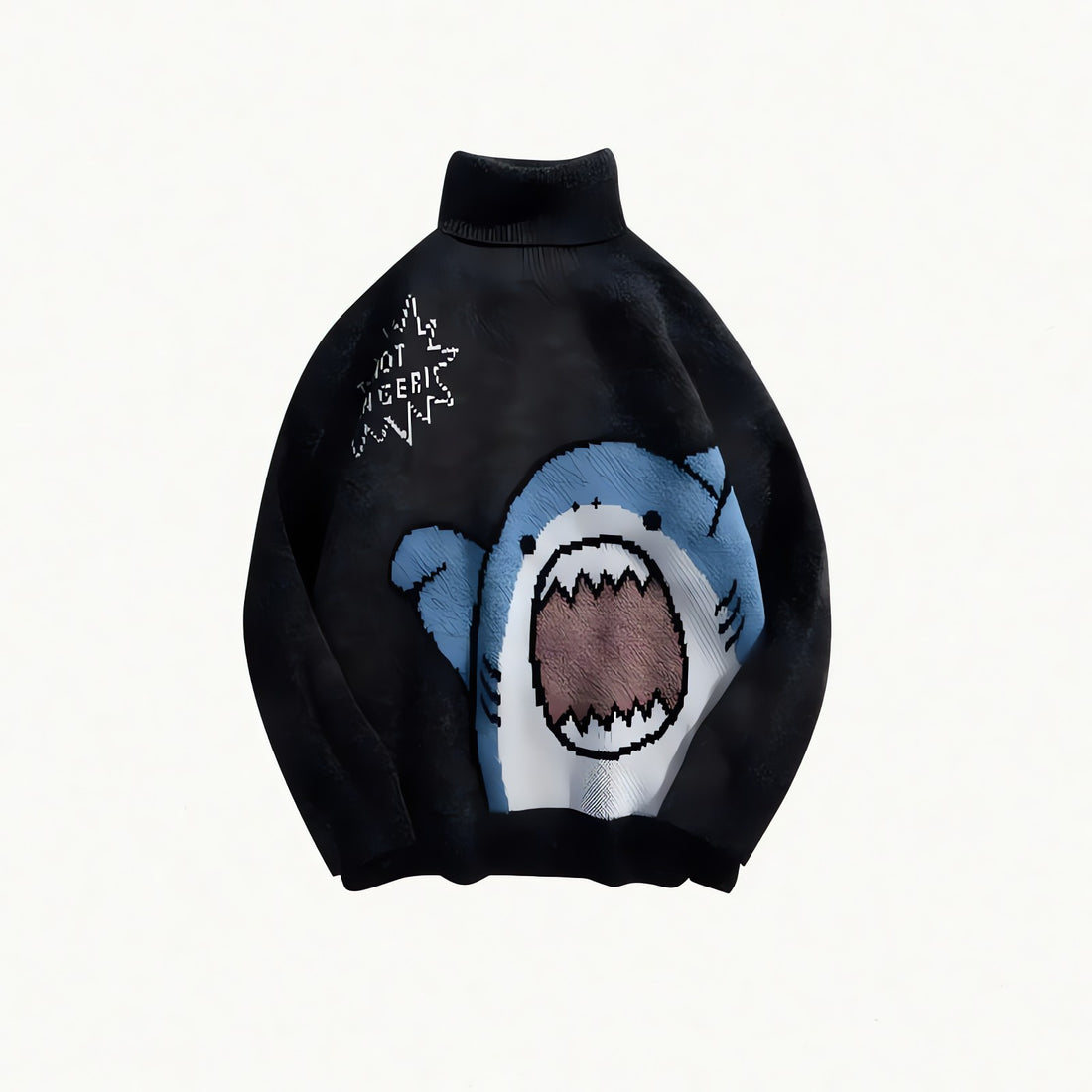Funny Shark Knitted Sweater - KAYSMAR