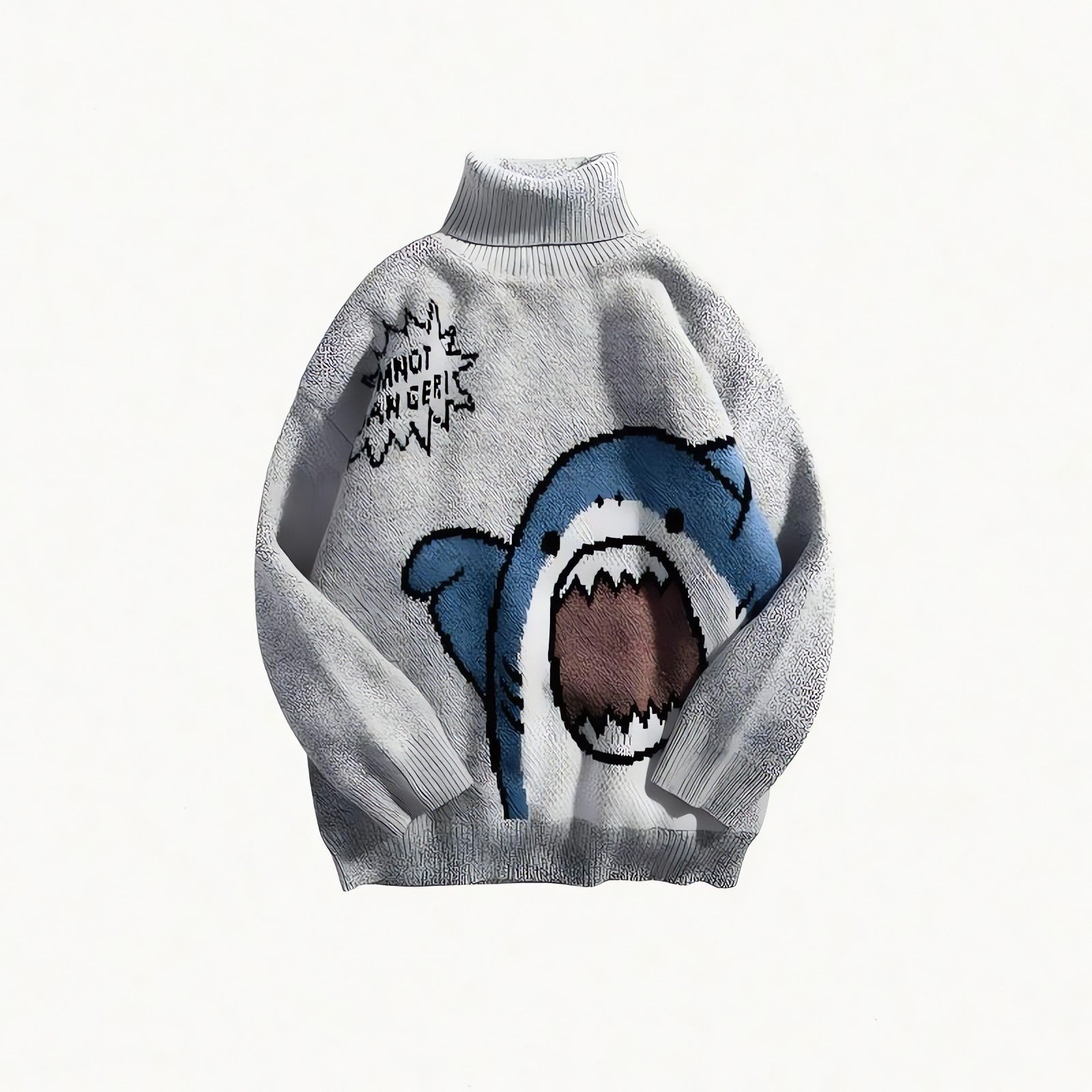 Funny Shark Knitted Sweater - KAYSMAR