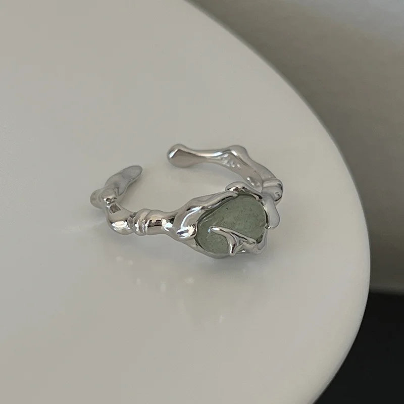 Gemstone Liquid Ring - KAYSMAR