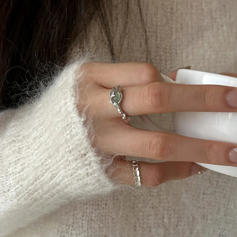 Gemstone Liquid Ring - KAYSMAR