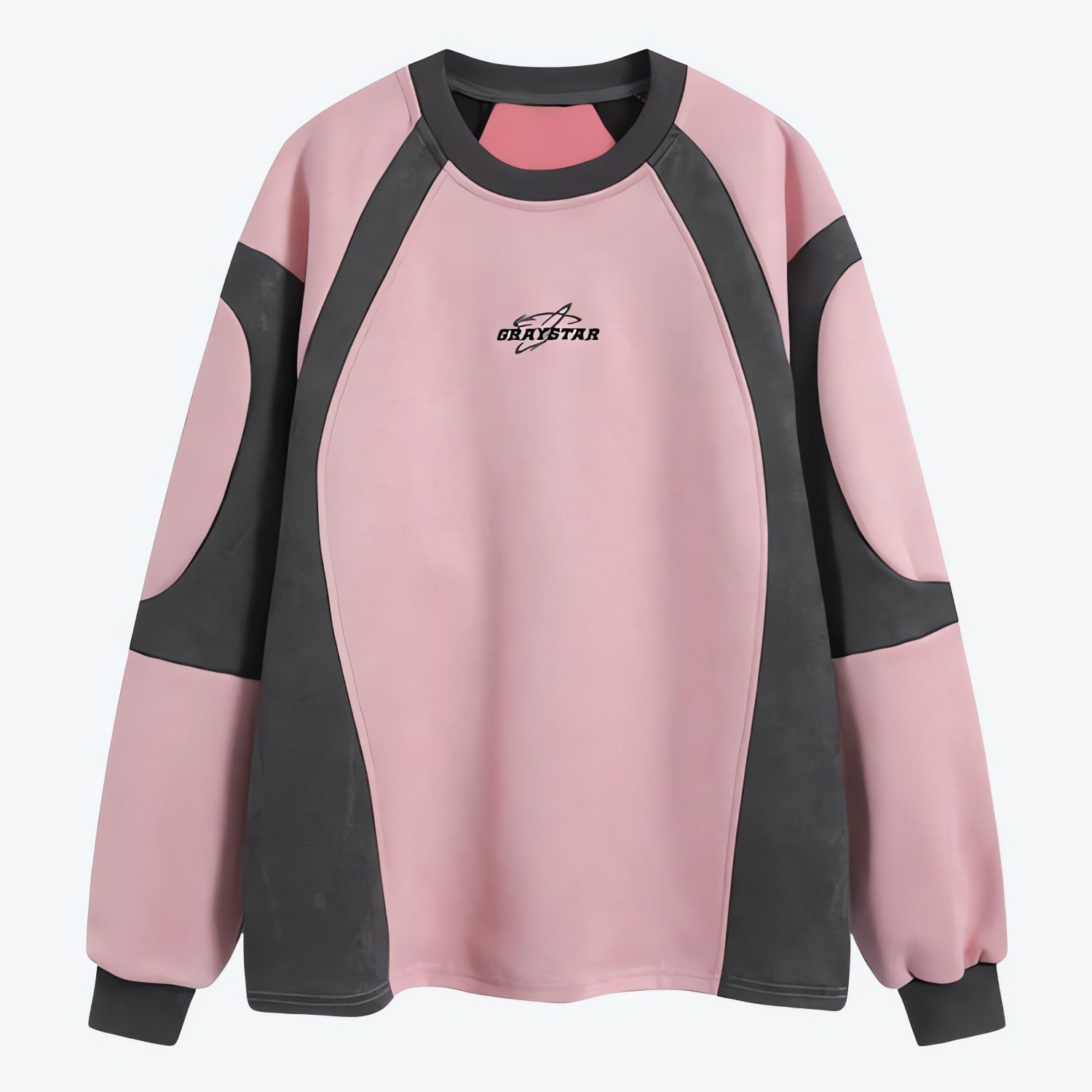 Geometric Shaped Graystar Sweatshirt - KAYSMAR