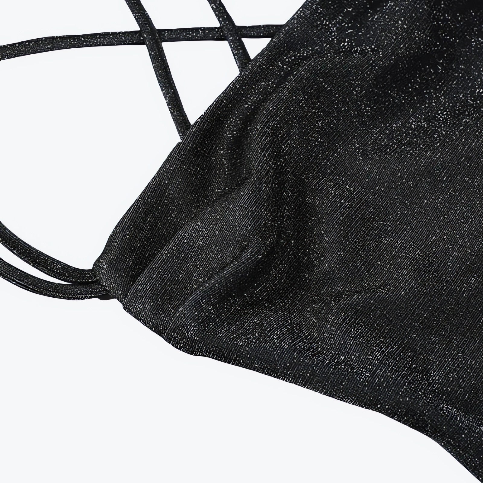 Glitter Backless Mini Dress - KAYSMAR