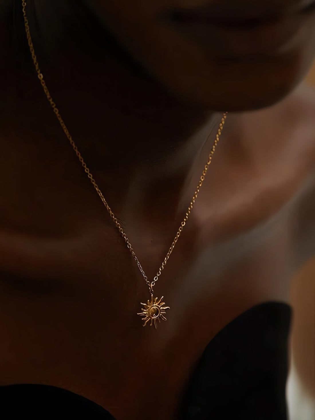 Gold Sun Necklace - KAYSMAR