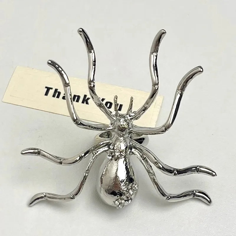 Goth Spider Bracelet & Ring - KAYSMAR