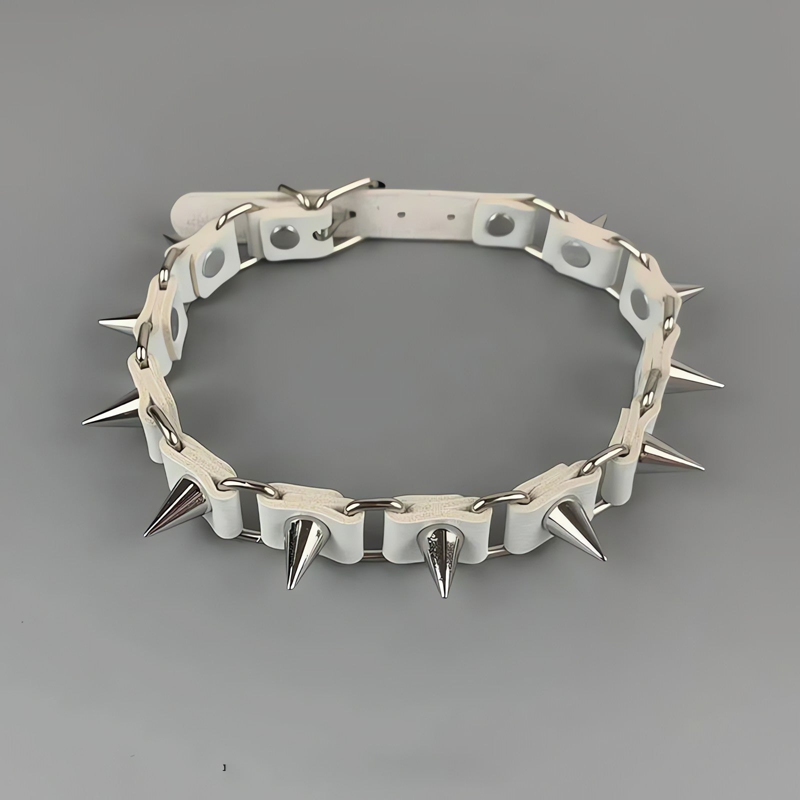 Goth Barbed Choker Collar Necklace - KAYSMAR