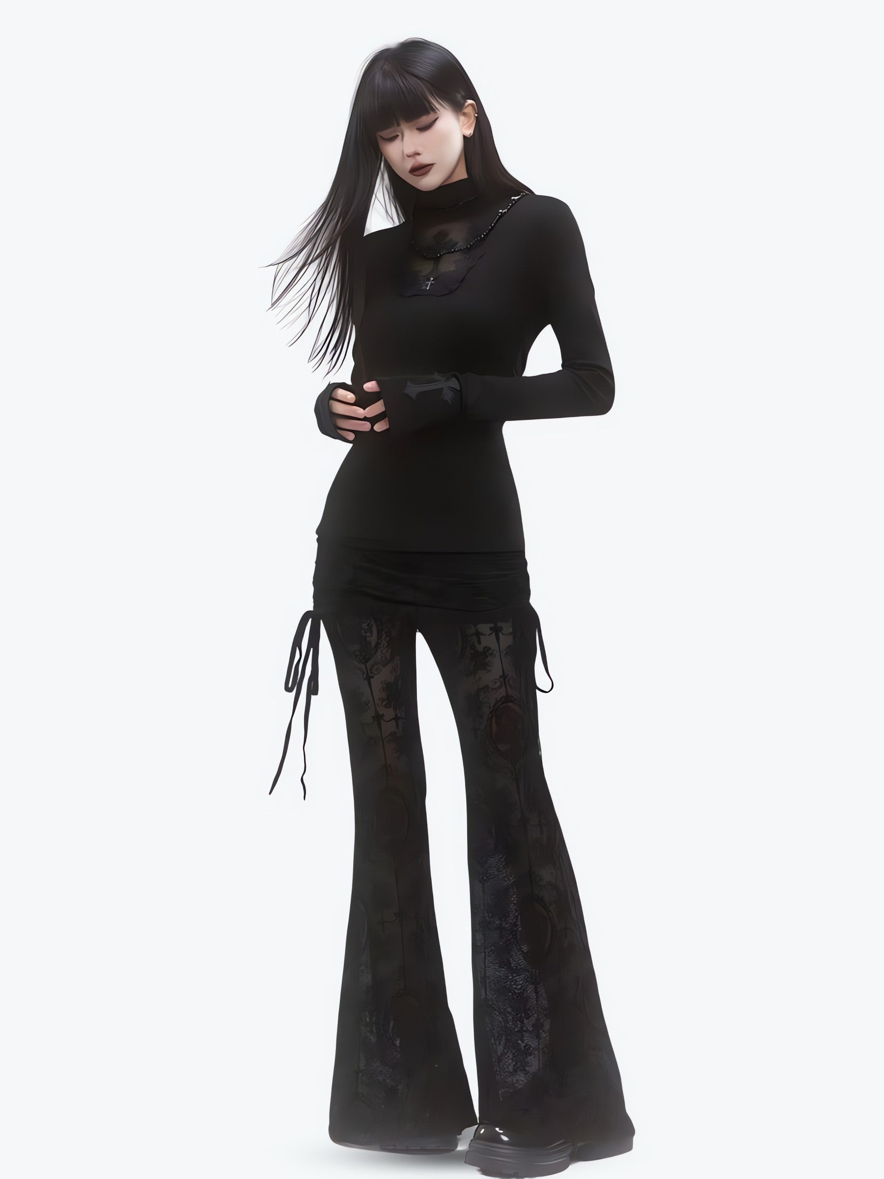 Goth Cross Top - KAYSMAR