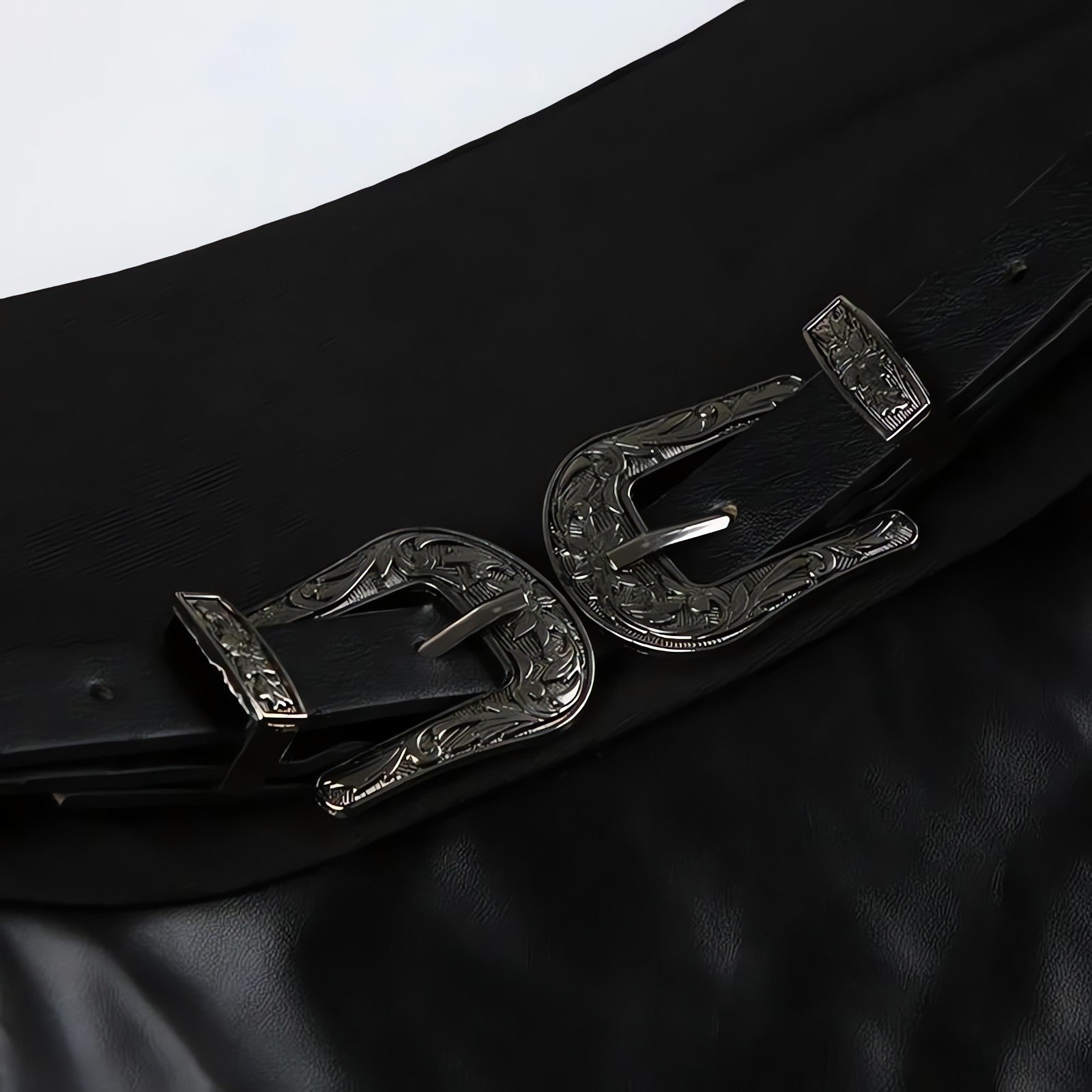 Goth Double Slit Maxi Skirt - KAYSMAR